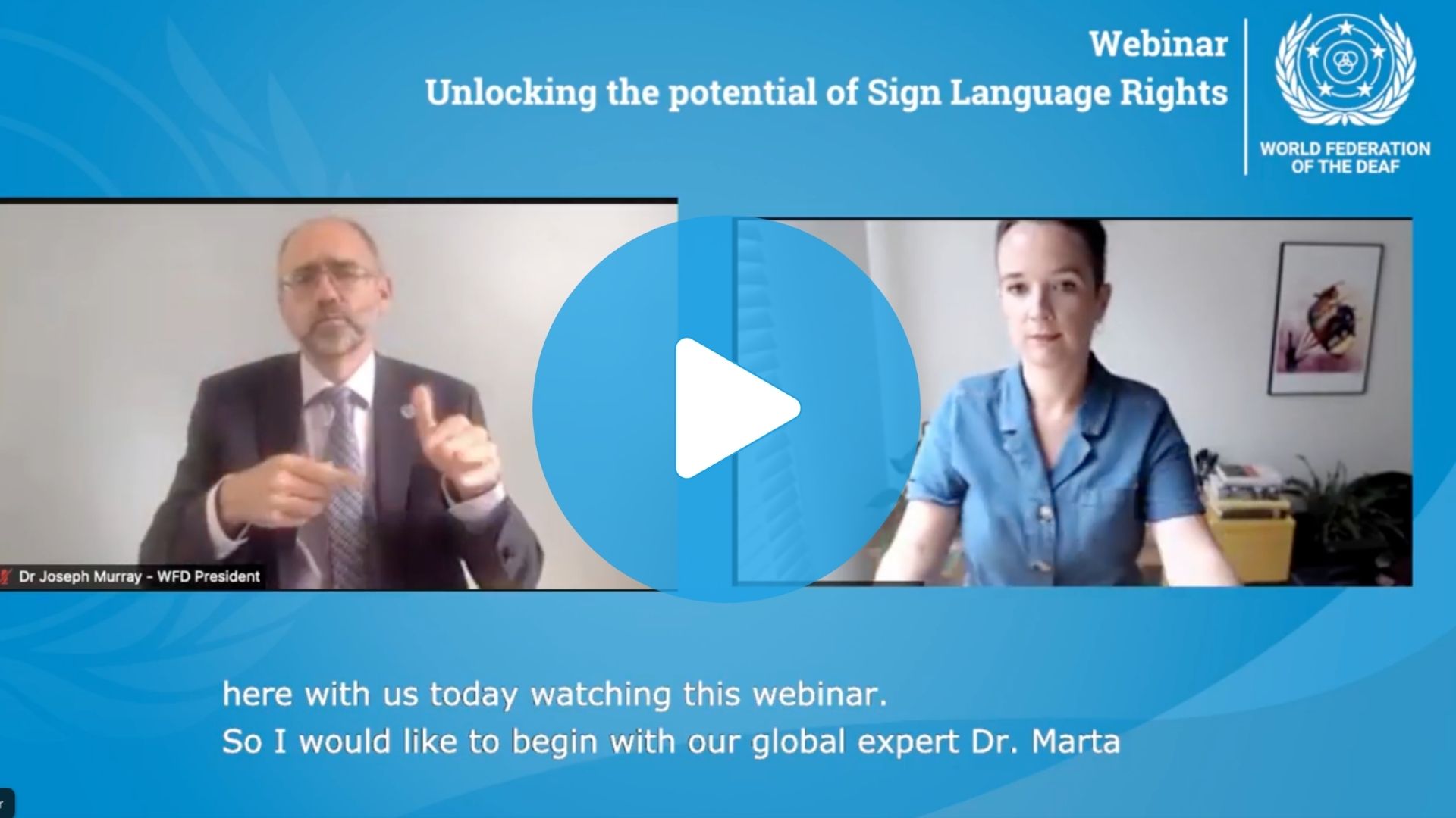 動画：ウェビナー 「手話言語権の可能性を引き出す」
