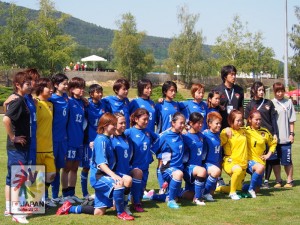 サッカー女子予選リーグ一日目