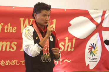 陸上競技　山田　真樹選手