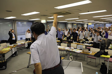 三分科会に分かれて討議