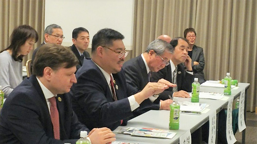 レブロフ事務総長・チェン会長