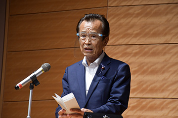 横浜市会　議長　清水 富雄　氏