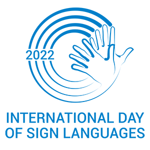 手話言語の国際デー ロゴ