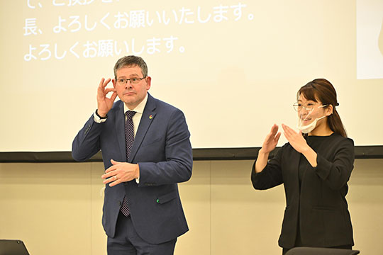 アダム・コーサ ICSD会長