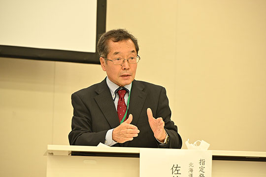 佐藤英治氏（北海道ろうあ連盟参与）