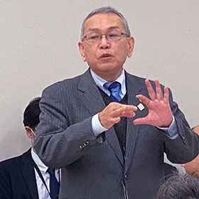 久松三二 デフリンピック運営委員会委員長による説明