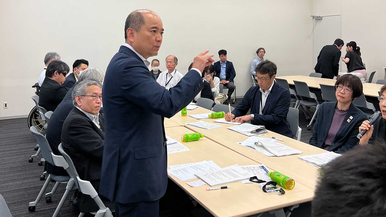 石橋理事長・久松事務局長