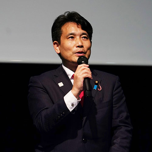 来賓挨拶 滝波宏文参議院議員(障害児者の情報コミュニケーション推進に関する議員連盟 幹事長補佐)