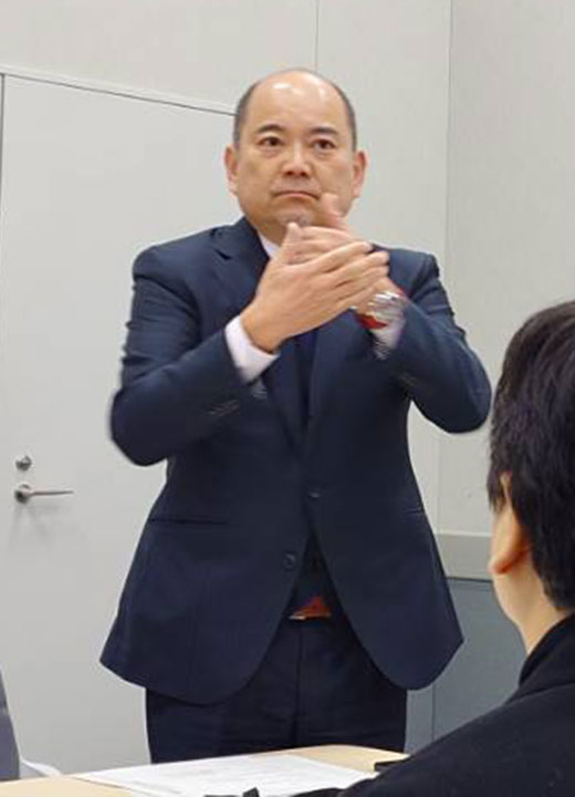 石橋大吾連盟理事長