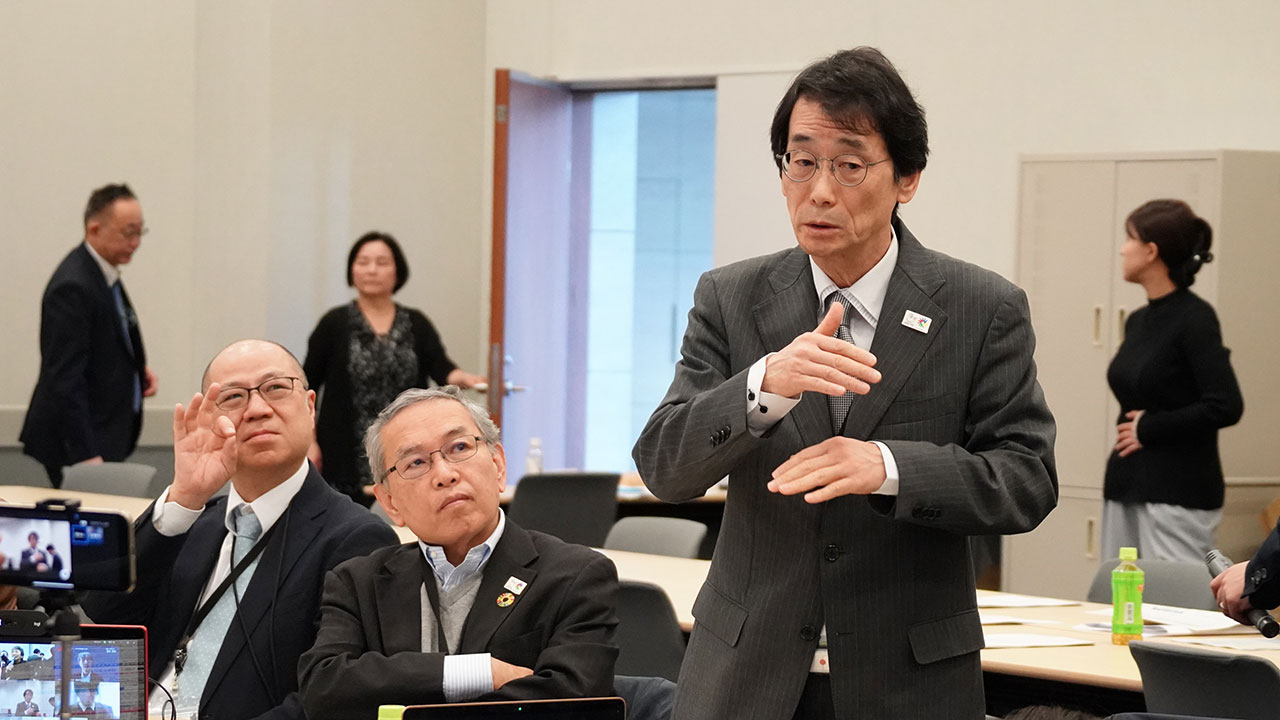河原副理事長・久松事務局長