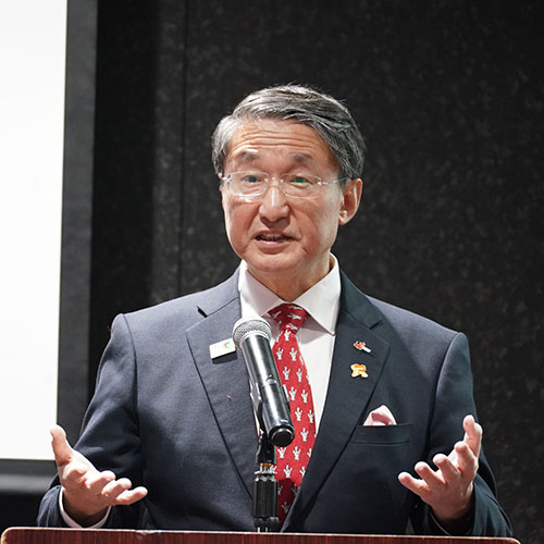 会長挨拶 平井伸治 鳥取県知事(手話を広める知事の会 会長)