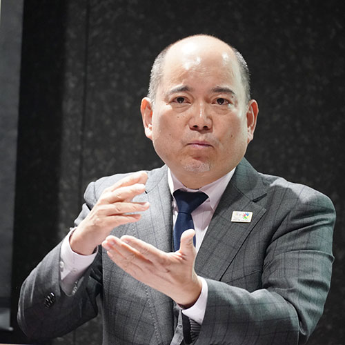 来賓挨拶 石橋大吾 全日本ろうあ連盟理事長