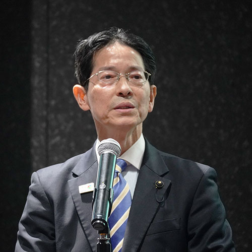 来賓挨拶 敷田博昭 氏(神奈川県議会手話言語普及推進議員連盟 幹事長)