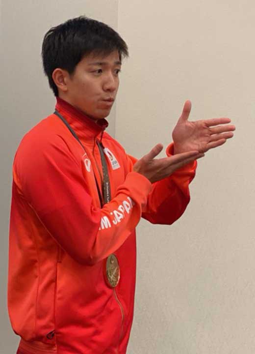 水泳：茨隆太郎選手