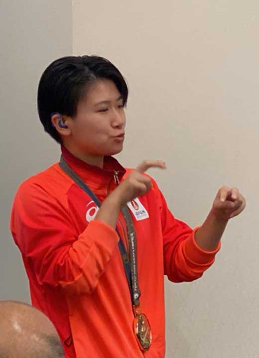 空手：湯澤葵選手