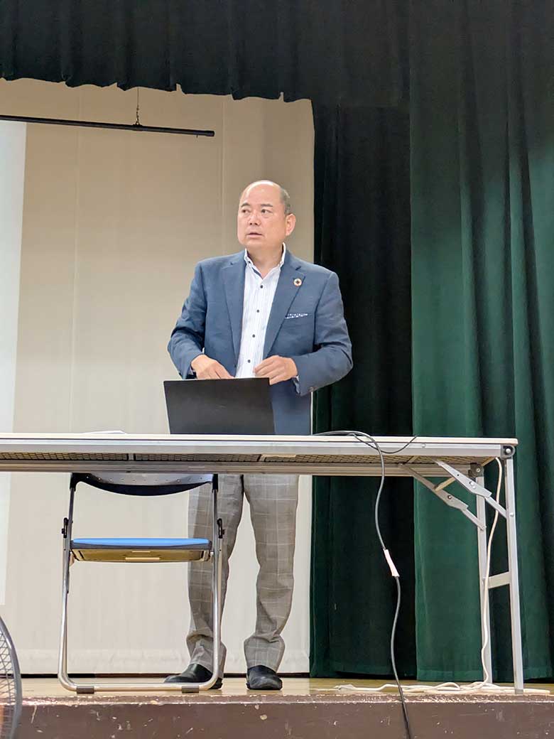 講演　石橋理事長