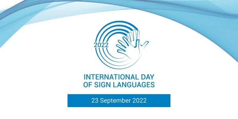 2022年の「手話言語の国際デー」
