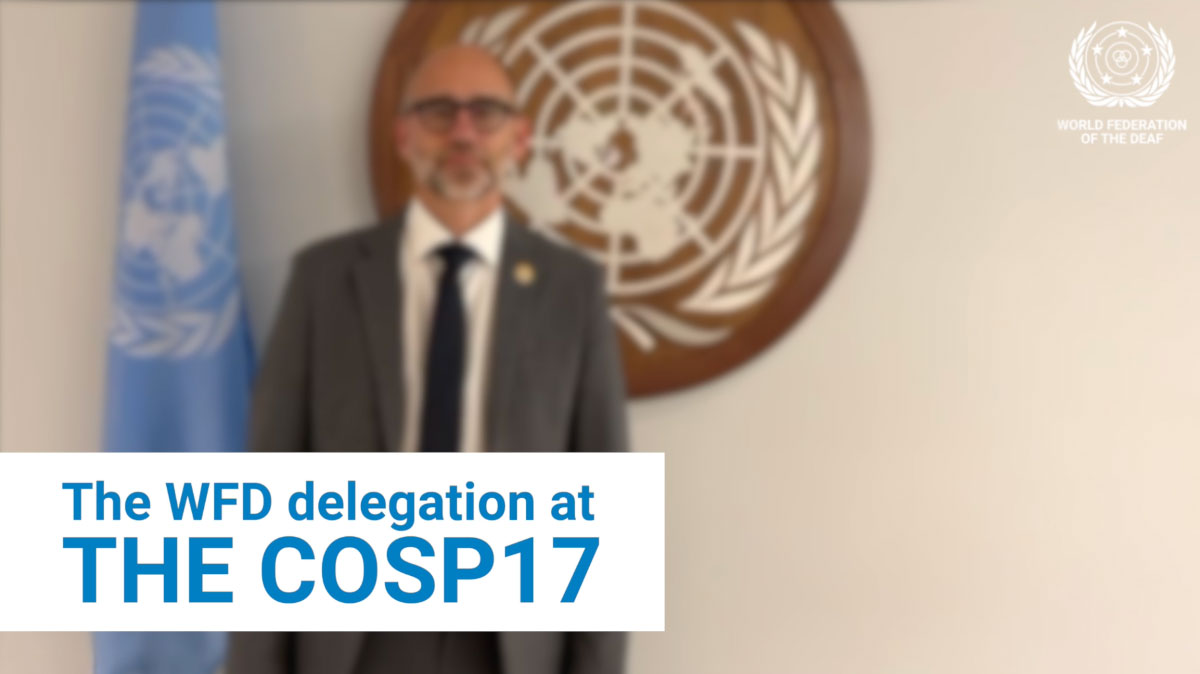 第17回締約国会議（COSP17）にWFD代表団が参加しました
