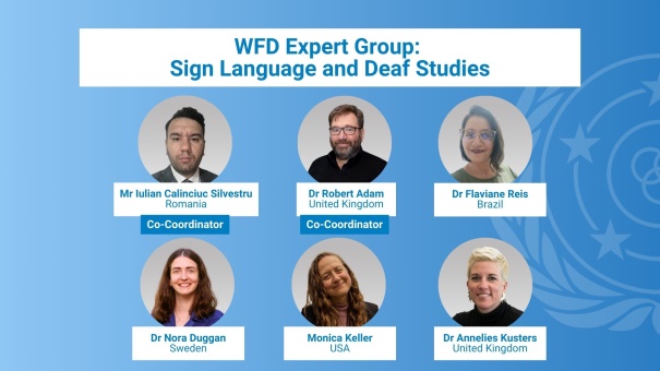 WFD専門家 手話言語・ろう者学