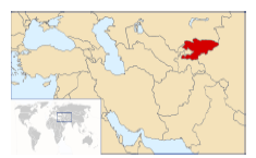 キルギス共和国マップ