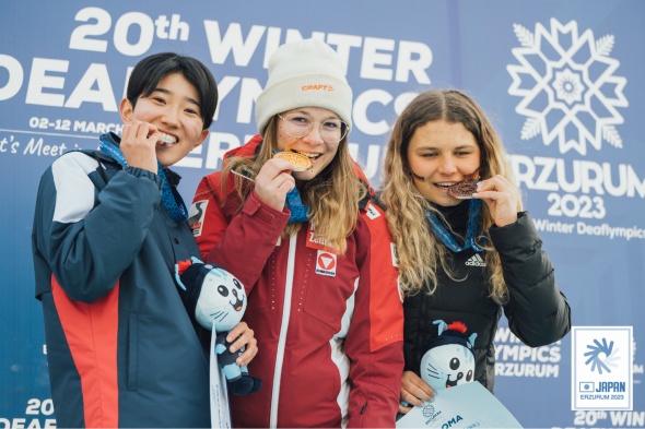 アルペンスキー スーパー大回転 田苗優希選手 銀メダル！