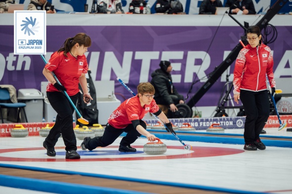 3月7日　カーリング女子　ポーランド戦