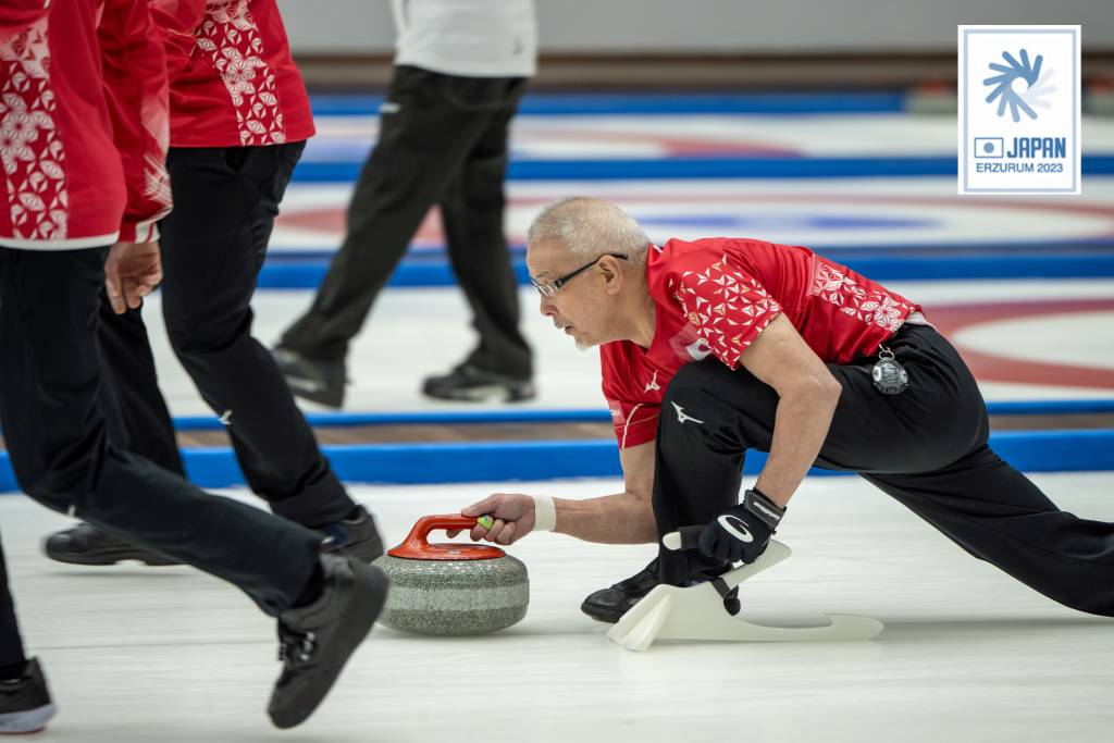 3月8日　カーリング男子　トルコ戦　荒谷淳一選手