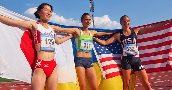 【陸上】女子100mハードル競走決勝　田井選手　銅メダル！ ー8月2日