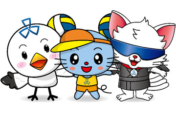 シナカモン、ビーチュウ、やたたま