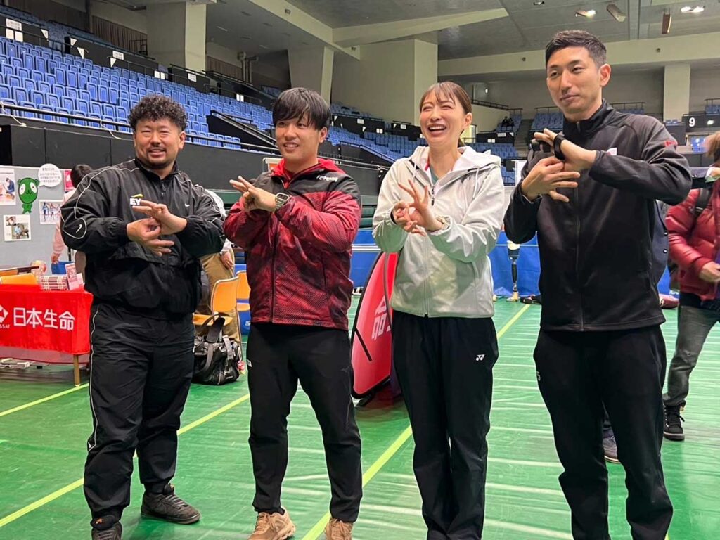 アスリートの皆様の集合写真